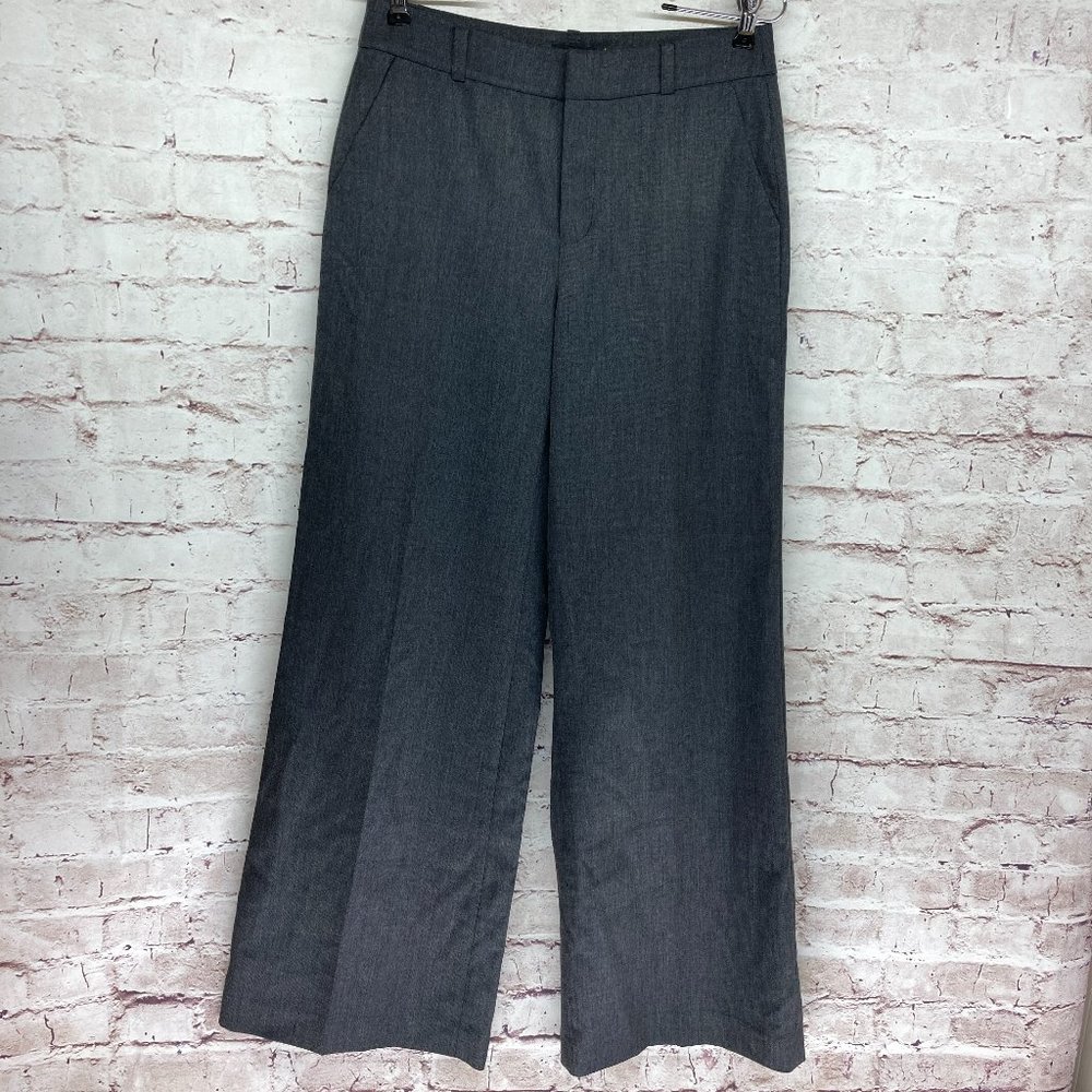 Kate Spade Heathered Gray Saturday Wide Leg Pants